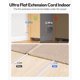 thumbnail image 4 of Power Strip NTONPOWER de 15 pies con 8 enchufes y 3 puertos USB, color blanco, 4 of 8