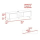 thumbnail image 3 of Rack TV 65" Piso O Flotante Glen 26,8x125,1x29,7 Cm Fresno Europeo, 3 of 3
