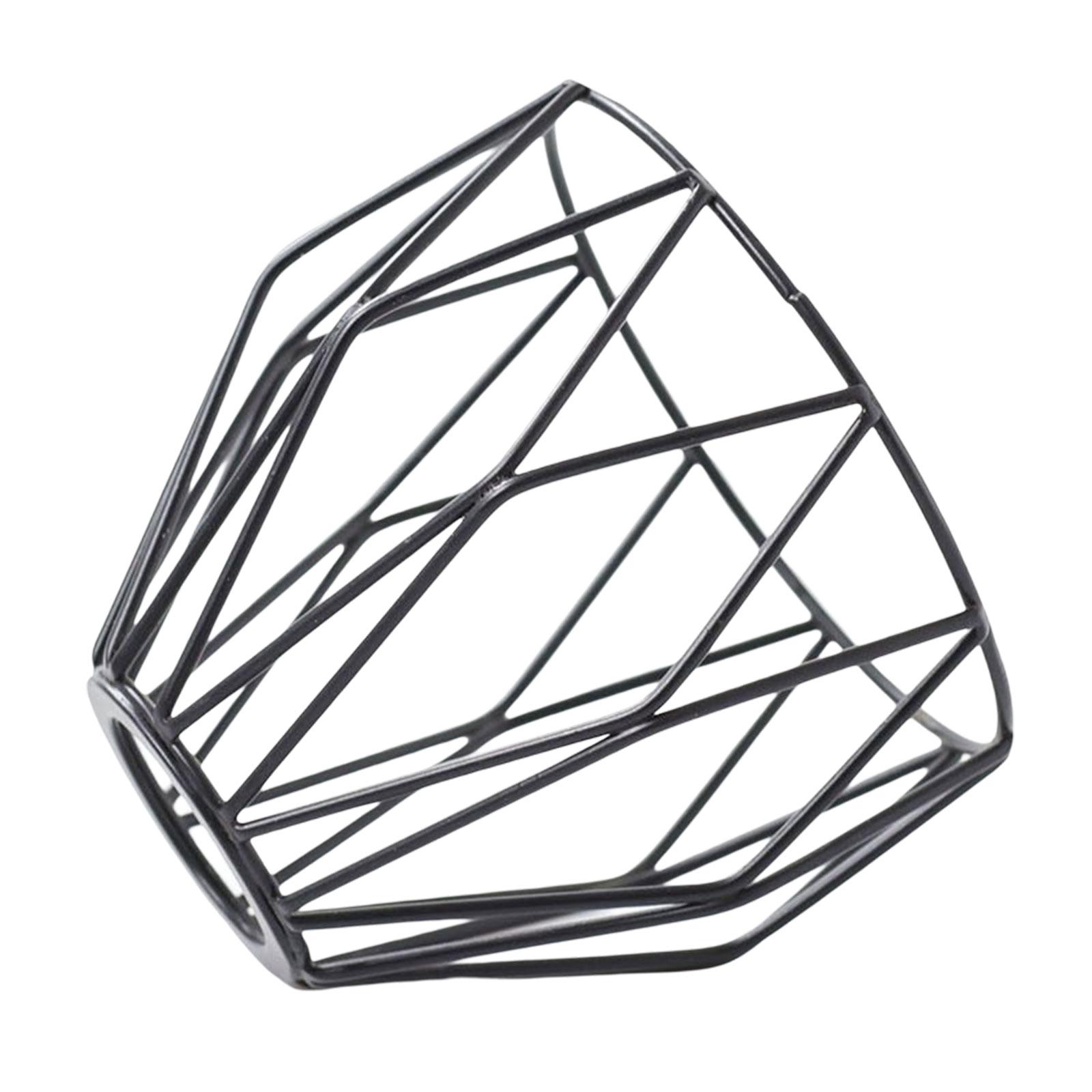 Ioensy - Pantallas De Lámpara De Jaula De Alambre Retro De Hierro Para Luces Colgantes De Casa De Candelabros De Jaula