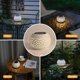 thumbnail image 2 of Farol solar de mesa OMRAYTU impermeable, blanco, metálico, LED, 2 of 7