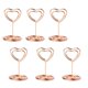 thumbnail image 1 of Portatarjetas Jofefe 20 pzas forma de corazón en oro rosado, 1 of 7