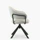 thumbnail image 3 of Silla Home Office Stanford Gris Claro Giratoria, 3 of 8