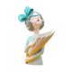thumbnail image 4 of Estatuilla Para Niñas Florero Seco Florero Escultura Para El Hogar Adornos Para El Hogar Azul, 4 of 5
