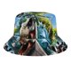 thumbnail image 5 of Parque Jurásico Sombrero bucket para adultos, gorra de protección solar, sombrero de pescador plegable para viajes al aire libre, pesca y actividades de verano, 5 of 6