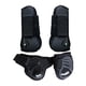 thumbnail image 1 of Las Botas Traseras Traseras Delanteras De La Pata Del Caballo 4Pcs, El Fetiche Del Tendón Equino Protegen El Negro M, 1 of 3