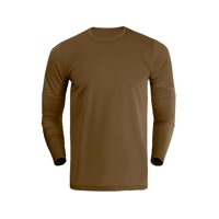 Broskis - Polera Manga Larga Deportiva Dryfit Talla Xxl Tabaco