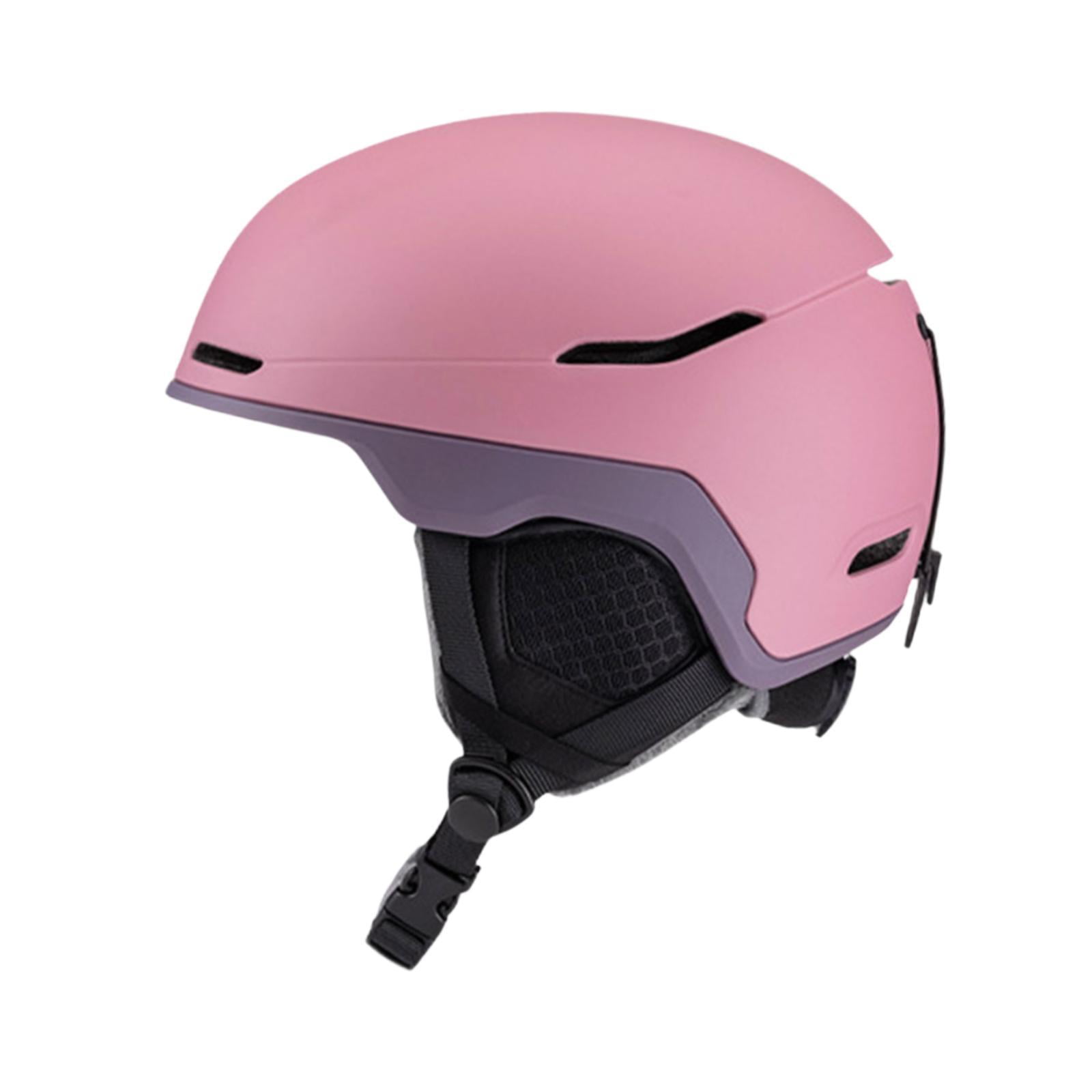 Magideal - Casco De Esquí Con Almohadillas Para Las Orejas, Forro De Felpa Ajustable, Multifuncional Para Deportes De Invierno Al Aire Libre, Ciclismo, Snowboard Rosa
