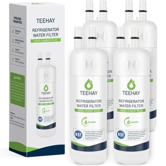 Filtro de Agua TEEHAY TH-05 para Refrigerador - Pack de 4