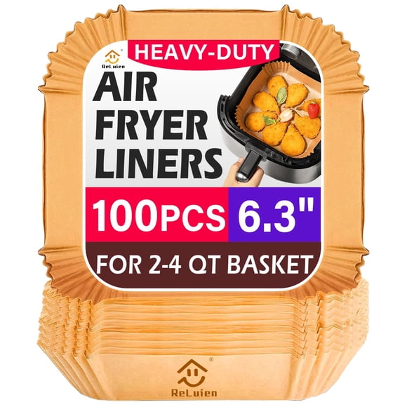 Forros Descartables para Freidora de Aire ReLuien 16 cm 100 uds