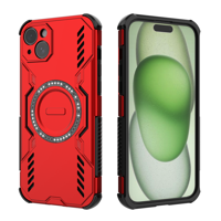 Funda Foxdock Para Iphone 15 Plus , Magnética, Resistente A Golpes, Con Soporte, Unisex, Carga Inalámbrica