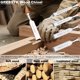 thumbnail image 5 of Juego de cinceles para madera GREBSTK CRV de acero biselado con bordes afilados, 4 unidades, 5 of 8