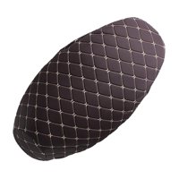 Magideal - Funda Protectora Para Cojín De Asiento De Motocicleta, Accesorios De Malla 3D Impermeables Elásticos, Almohadilla De Protección Flexible De Cuero Pu P , Rojo M Marrón Oscuro M