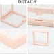 thumbnail image 3 of 6 unidades, organizador de joyas para anillos, collares, pulseras y pendientes, caja transparente., 3 of 6