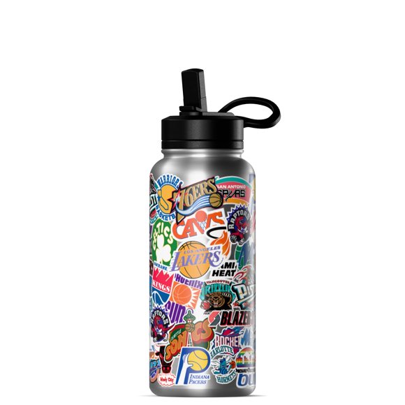 Botella Hydrapeak 950 ml NBA Retro con Estampado tipo Calcomanía