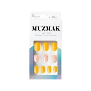 Muzmak - - Uñas Press On Starlight Regular Square 36 U.