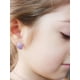 thumbnail image 3 of Pendientes Amatista Natural Racimo De Uvas Plata 925, 3 of 3