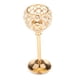 thumbnail image 4 of Candelero De Cristal Candelabro Candelabro Centro De Mesa Banquete Dorado 21.5cm, 4 of 5