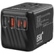 thumbnail image 1 of Adaptador De Viaje Universal Gan Fast Charger 65w Negro, 1 of 8
