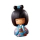 thumbnail image 5 of Mu?ecas Kokeshi, Pintura A Mano, Cultura Asiática Para Escritorio, Adorno, Regalo De Cumplea?os, Azul, 5 of 5