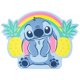 thumbnail image 1 of Letrero de pared plateado de madera MDF con diseño de búfalo Disney Lilo and Stitch, 1 of 3