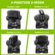 thumbnail image 5 of Interruptor giratorio EPLZON 13A-125V/10A-250V 4 posiciones, 5 of 7