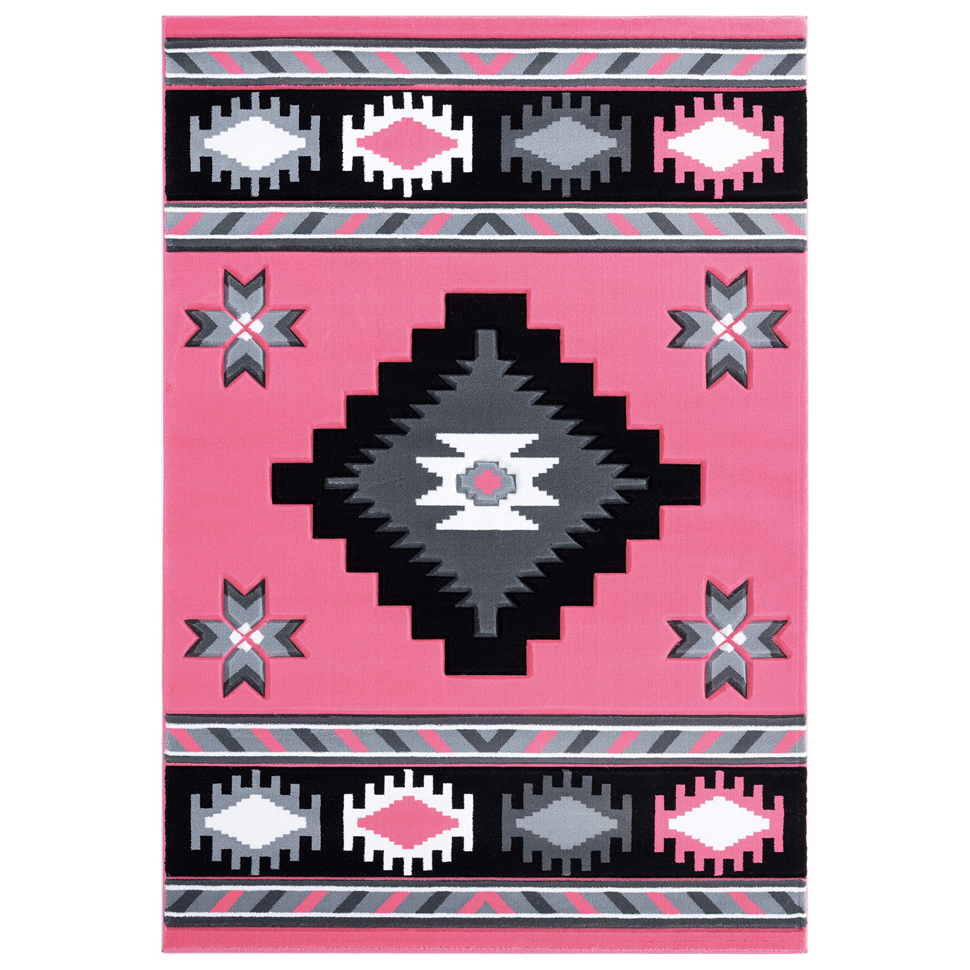 Alfombra United Weavers Bristol Caliente Rosa 56 X 81 Cm