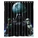 thumbnail image 1 of Cortina de ducha de Star Wars, juego de cortina de baño con ganchos, tamaño 60 x 72 pulgadas, 1 of 3