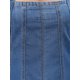 thumbnail image 5 of INSPIRE CHIC Vestidos de Mezclilla sin Mangas para Mujer Escote Cuadrado Maxi Vestido de Jean Azul S, 5 of 6