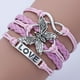 thumbnail image 4 of Handmade Leather Bracelet with Love and Butterfly Design - Perfect Gift for Men and Women, 4 of 5