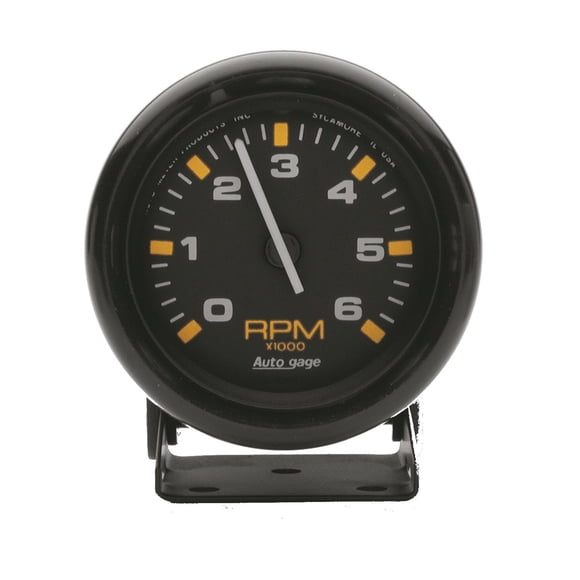 Tacómetro AUTO METER 7 cm Cadrán negro y bisel