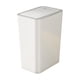 thumbnail image 3 of Basurero Rectangular, Diseño Elegante, Pequeño Cesto De Basura De Cocina Para Garaje, Hogar, Blanco, 10L, 3 of 3