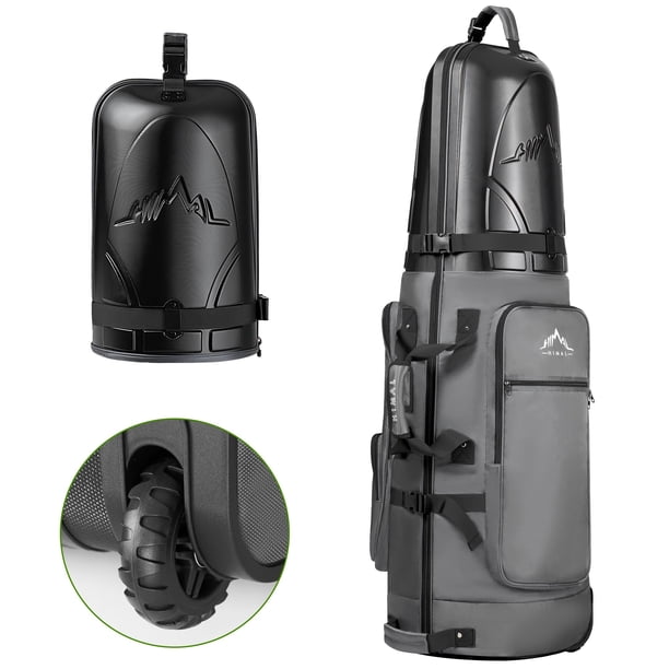 Bolsa de viaje de golf UNIHIMAL con funda rígida en la parte superior 1680D Oxford