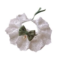 Magideal - Collar De Gato De Encaje Con Lindo Arco, Collar De Gatito, Vestirse, Ajustar, Pañuelo Dulce Gato De Mascota Para Perros Gatitos Gatitos Gatos Mascotas
