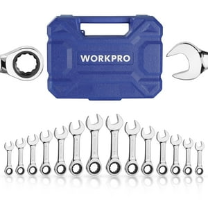 Juego De Llaves Rechonchas Combinadas Con Trinquete Workpro 14 Piezas