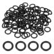 thumbnail image 1 of Paquete de 100 anillos de nitrilo 111, 90 durómetro 7/16" ID, 5/8" OD, 3/32" de ancho, negro, 1 of 6