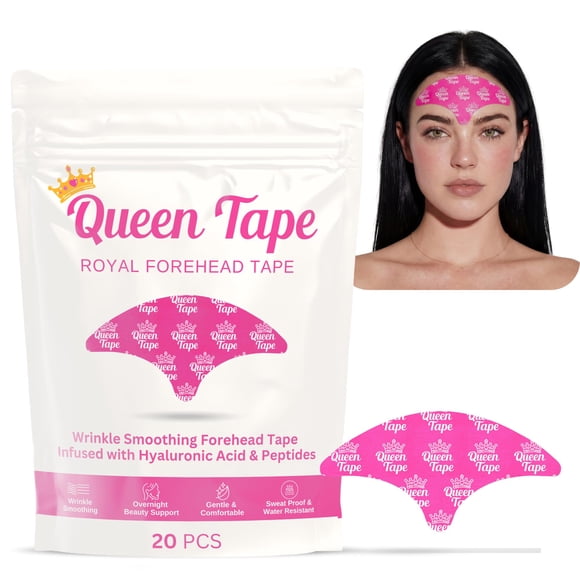 Cinta para la frente Queen Tape para suavizar arrugas, 20 piezas