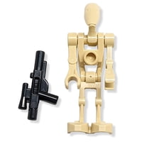 Figura Lego Star Wars Battle Droid Con Pistola Bláster Clone Wars
