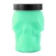 thumbnail image 1 of Frasco dulces vidrio calavera verde, 1 of 3