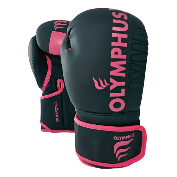 Guantes De Boxeo Pro Diamont Olymphus Negro/rosado