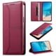 thumbnail image 1 of Funda tipo cartera con bloqueo RFID para Samsung Galaxy A55 cubierta magnética de cuero con tapa y soporte Rojo, 1 of 6