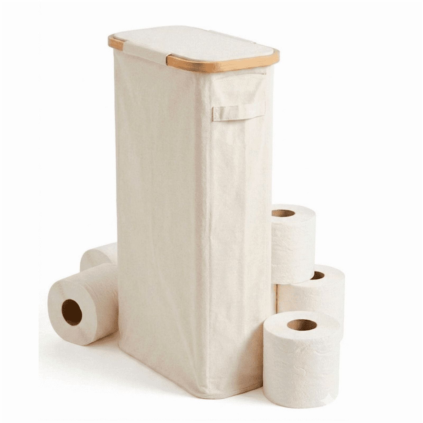 Wakeshome - Organizador De Rollos De Papel Higienico Con Dispensador Porta Confort