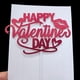 thumbnail image 2 of Cake Toppers WIWUFUE para el Día de San Valentín con purpurina para labios rojos, 10 unidades, 2 of 9