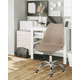thumbnail image 2 of Silla pc de escritorio Tulip acolchada - Beige, 2 of 2