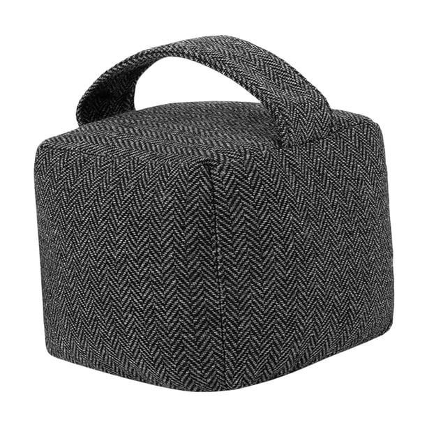Tope de tope de puertas con pesas puertas decorativas rústicas para baldosas, piso de madera, bolsa de parada de puerta con pesas para la alfombra par