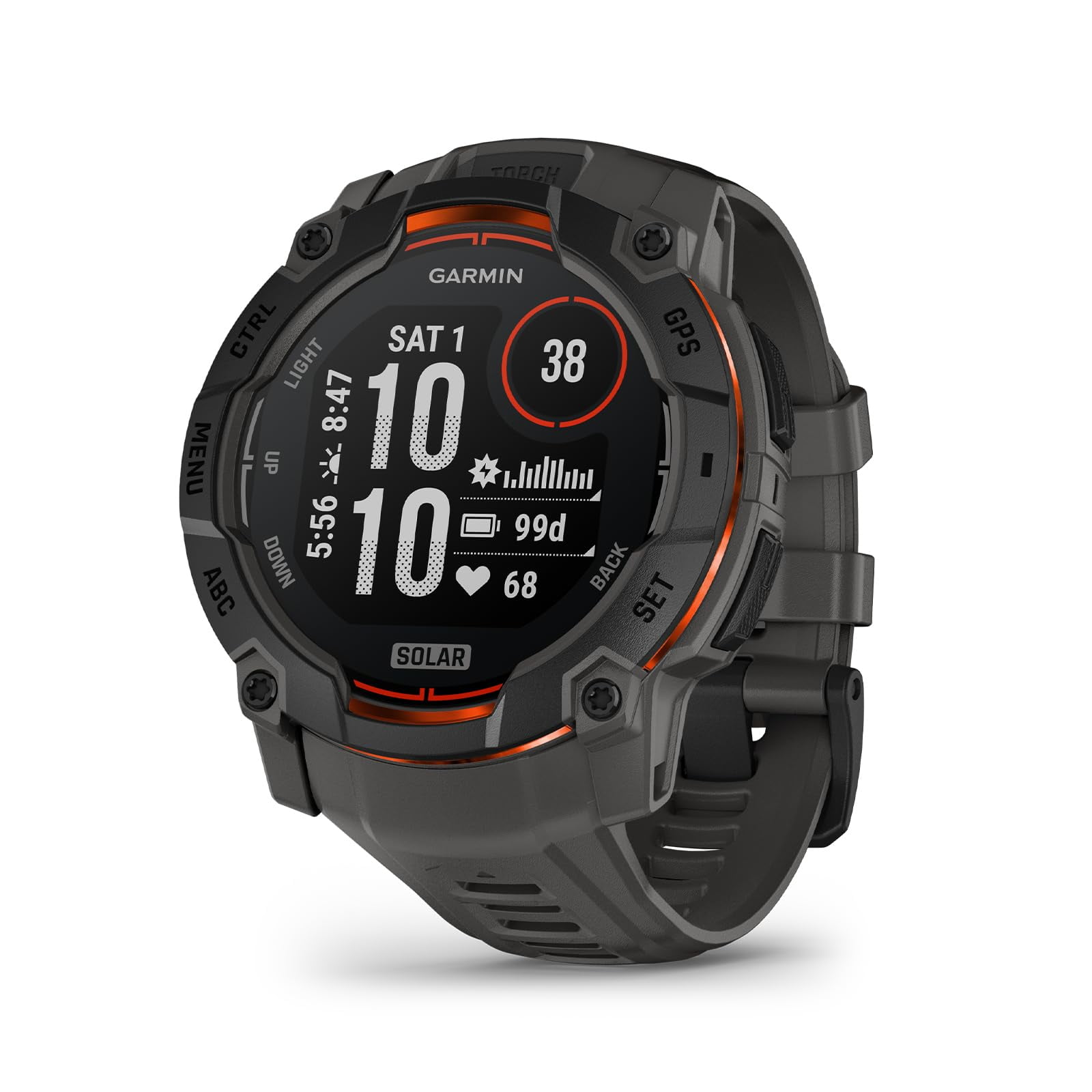 Reloj Inteligente Garmin Instinct® 3 Con Pantalla De 50 Mm Con Carga Solar