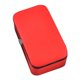 thumbnail image 1 of Cuero De La PU Titular De Almacenamiento De Joyas Anillo Collar Organizador Caja Caja Rojo, 1 of 5