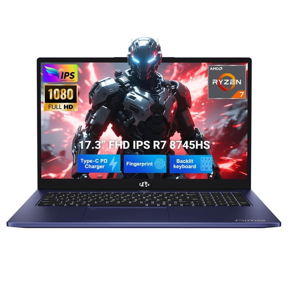 Laptop NIMO N177 Ryzen 7 8745HS 17.3" FHD 16GB 512GB SSD