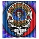thumbnail image 1 of Cortina de ducha de la banda de rock Grateful Dead, juego de cortina de baño con ganchos, tamaño 66 x 72 pulgadas, 1 of 3