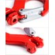 thumbnail image 4 of Gancho antideslizante Clevis con cierre QWORK, paquete de 4, 1/4, 4 of 8