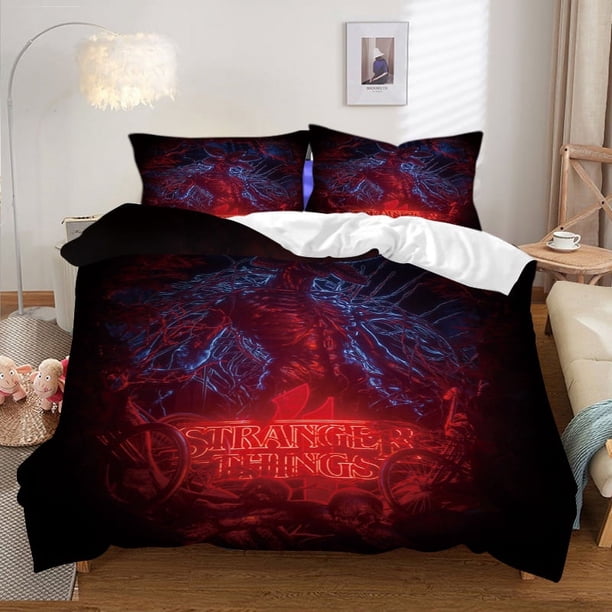 Stranger Things Digital Printed Quilt Cover Pillowcase Bedding
